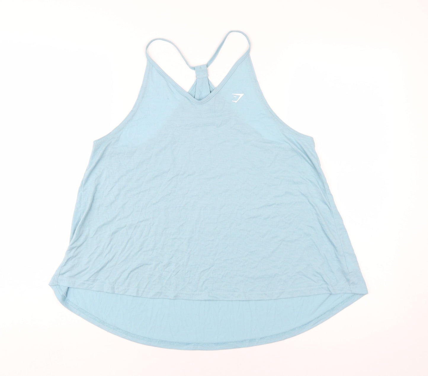 Gymshark Women's Blue Camisole Gym Tank - Size S