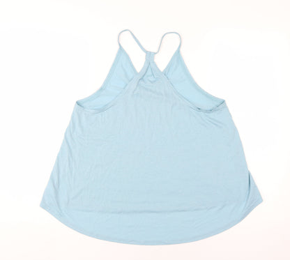 Gymshark Women's Blue Camisole Gym Tank - Size S