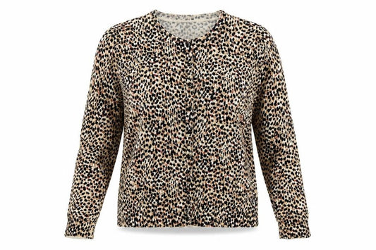 Womens UK Size XL Jeanne Pierre Multicoloured Cardigan Jumper