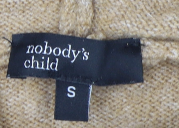 Nobody's Child Women's Beige Knit Pullover Hoodie S