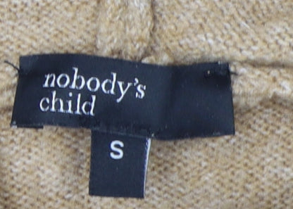 Nobody's Child Women's Beige Knit Pullover Hoodie S