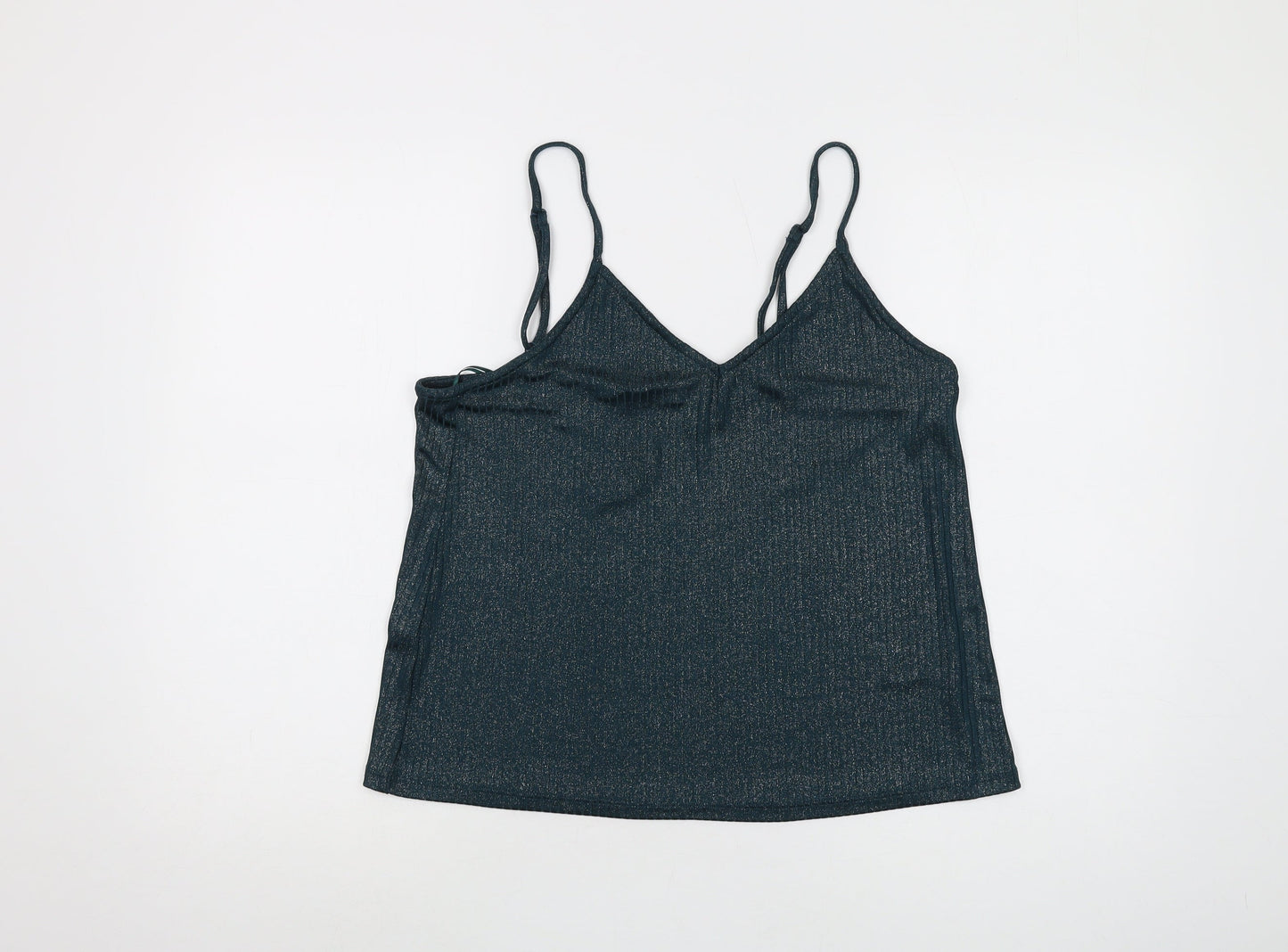 Womens UK Size 14 Marks and Spencer Green Camisole Tank