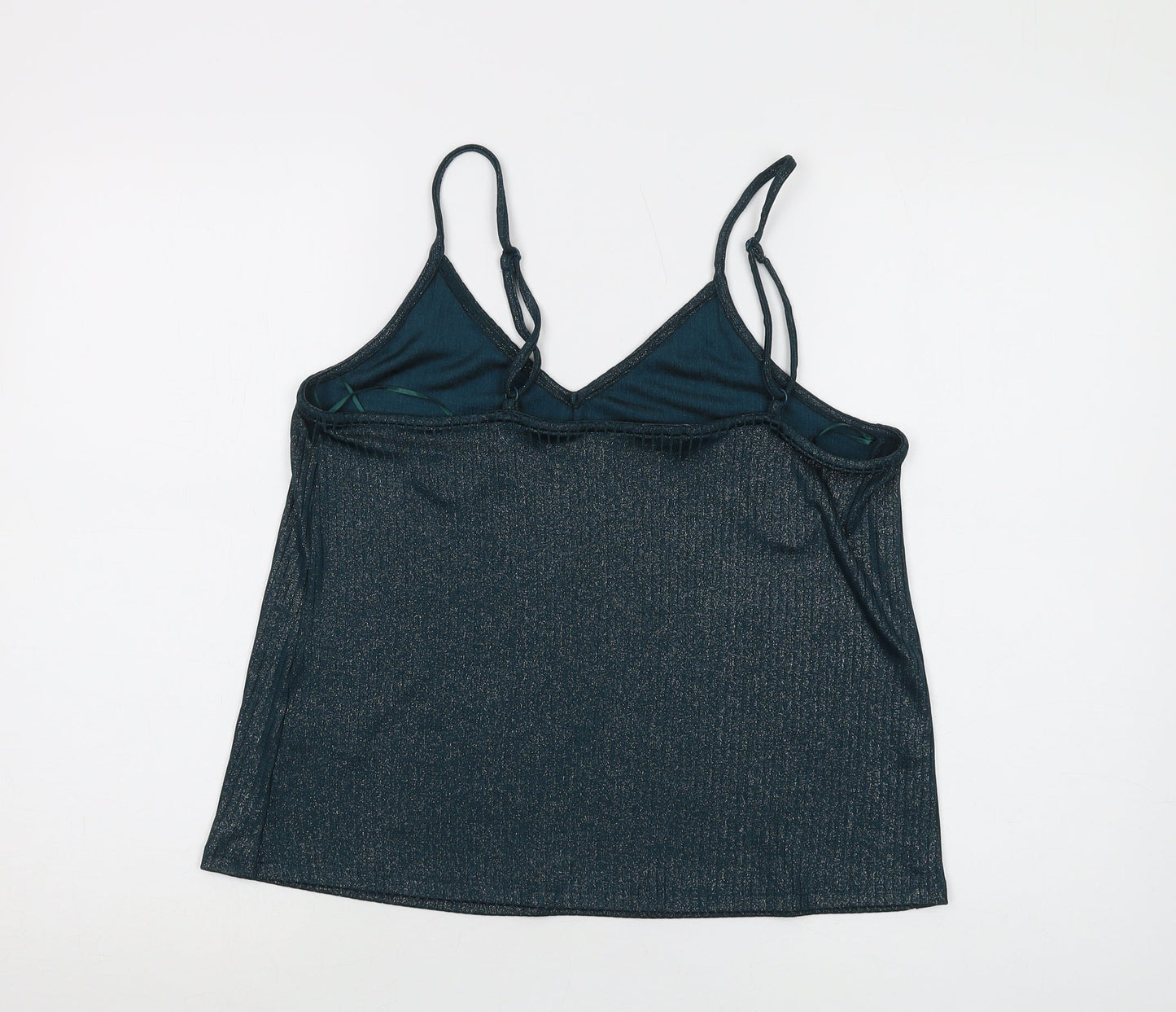 Womens UK Size 14 Marks and Spencer Green Camisole Tank