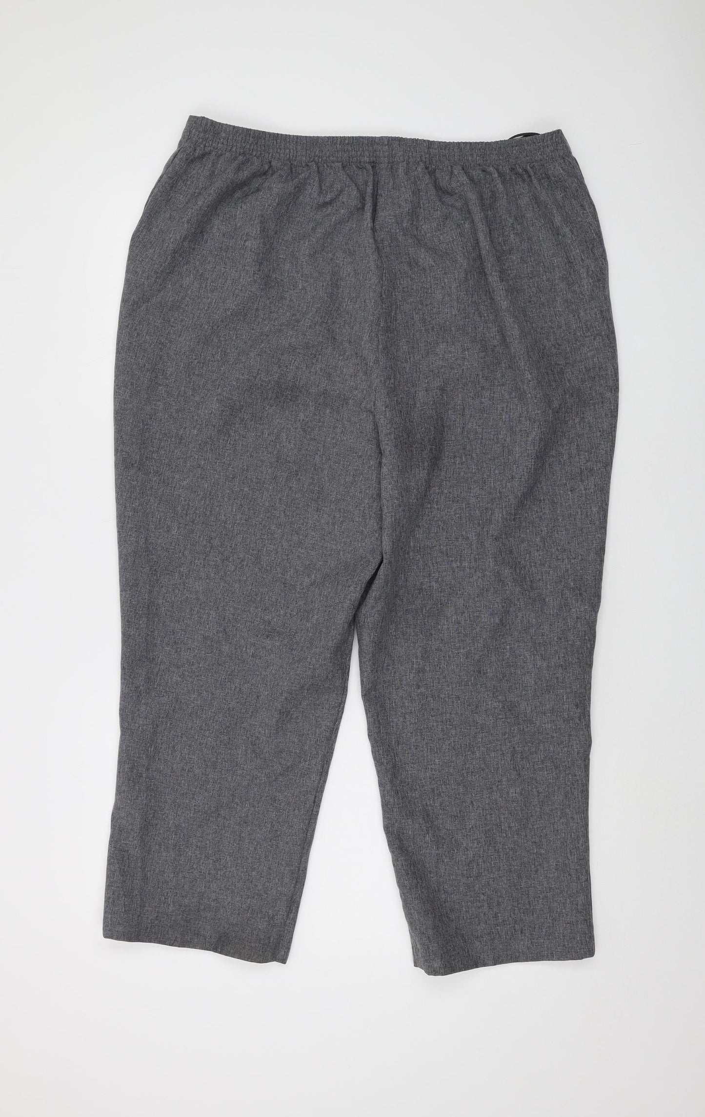 Womens UK Size 18 Bonmarché Regular Fit Regular Grey Trousers