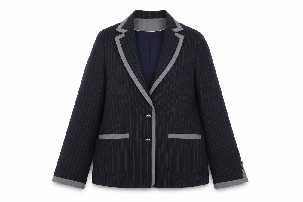 Marks and Spencer Women's Black Pinstripe Blazer