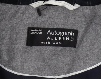 Marks and Spencer Women's Black Pinstripe Blazer