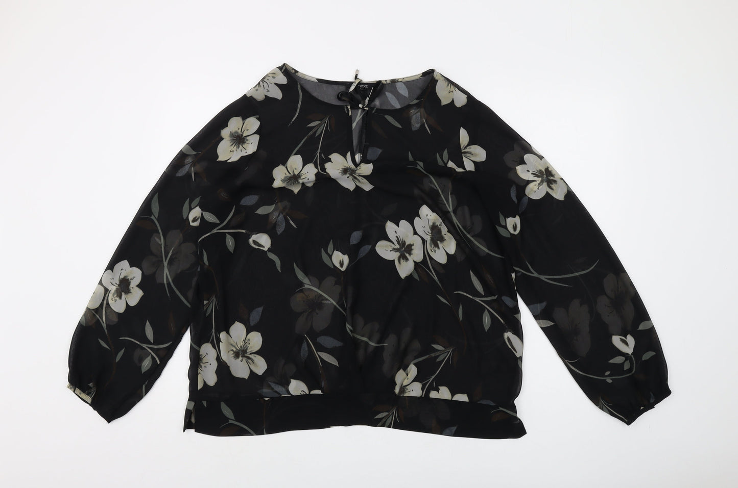 Womens UK Size 18 NEXT Black  Blouse
