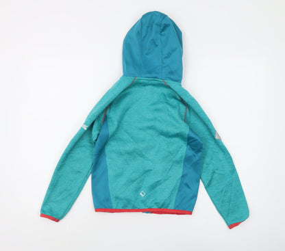 Regatta Boys Green Full Zip Hoodie 8 Years Outdoor Style