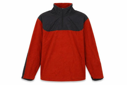 Mens UK Size XL Nautica Red 1/4 Zip Sweatshirt