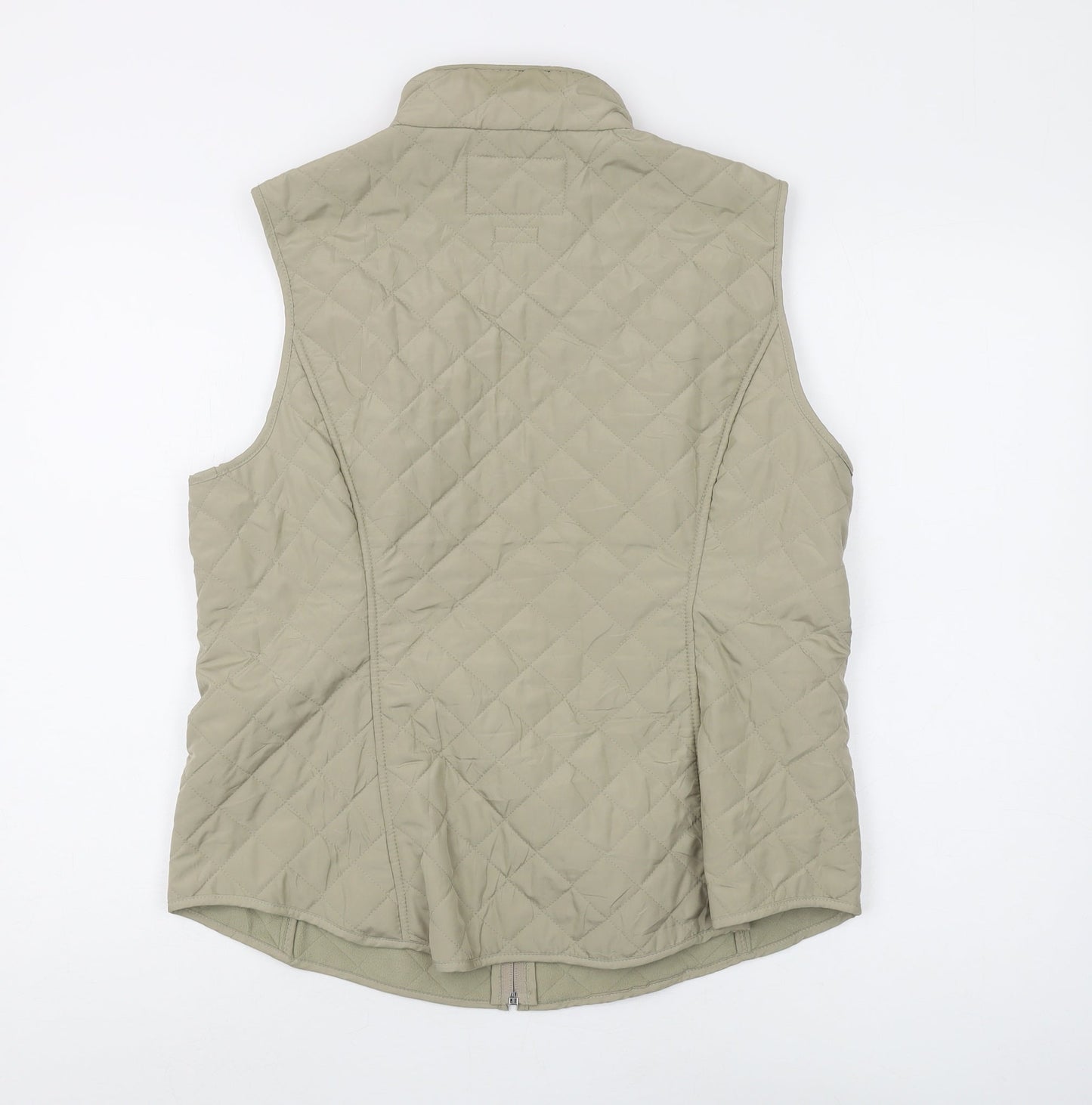 Van Heusen Women's Beige Quilted Waistcoat, L