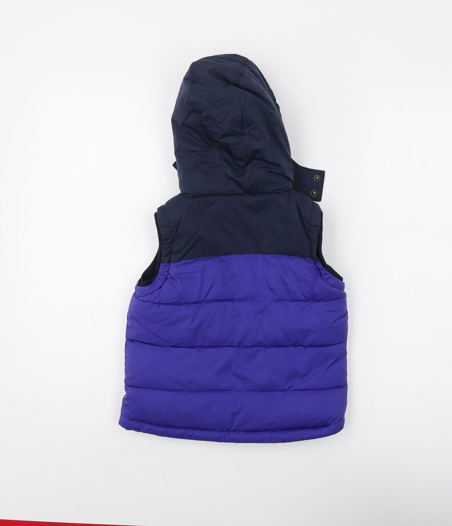 FatFace Boys Purple Hooded Bodywarmer Jacket 3-4 Years
