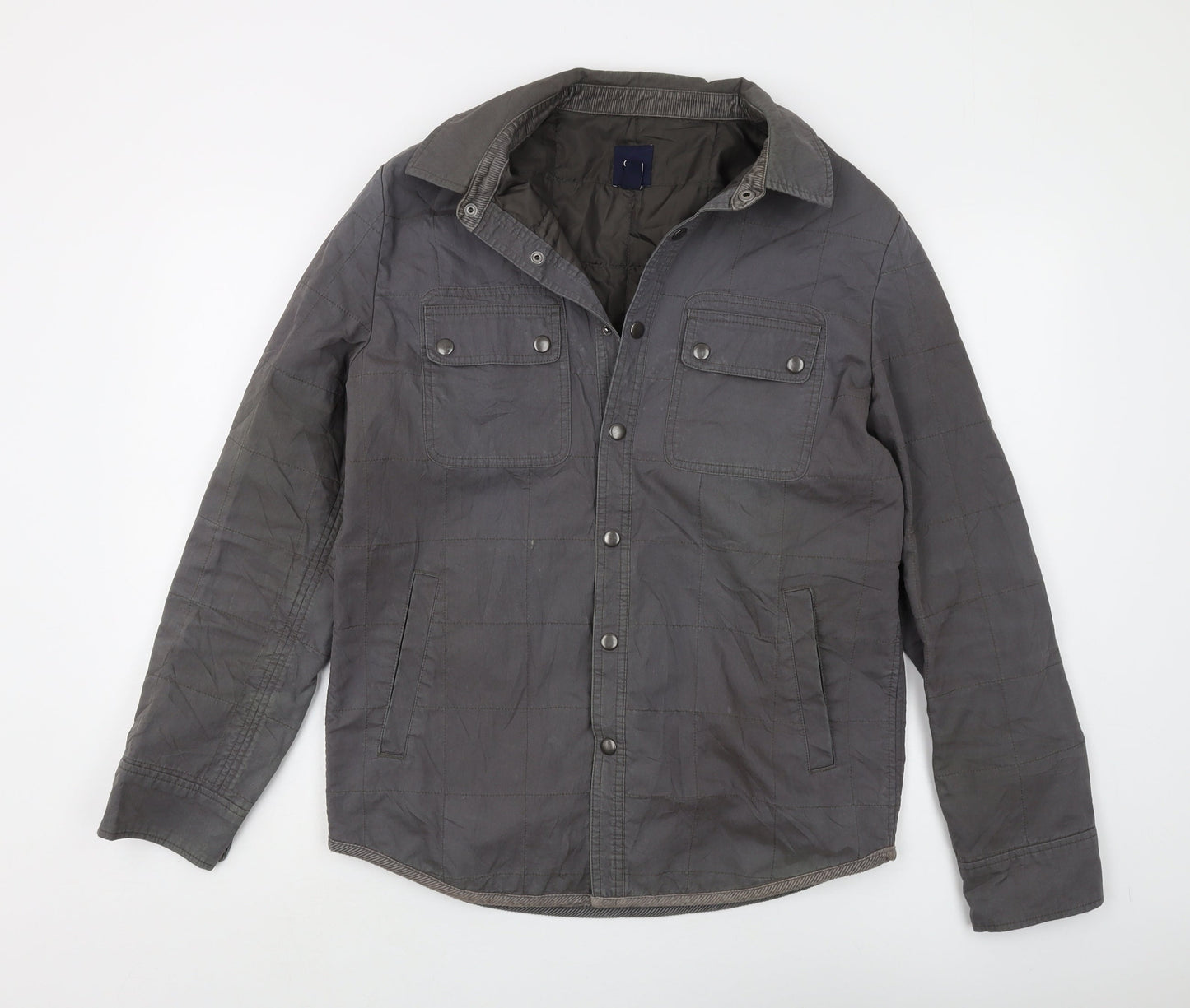 Mens UK Size M Gap Grey Military Jacket