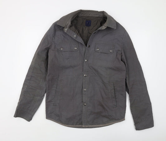 Mens UK Size M Gap Grey Military Jacket