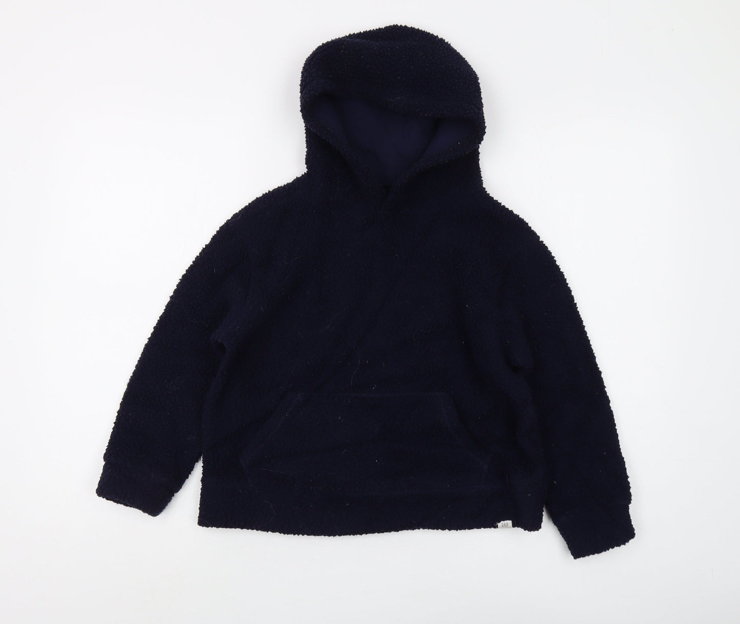 Gap Kids Blue Fleece Hoodie Pullover Boys 8 Years