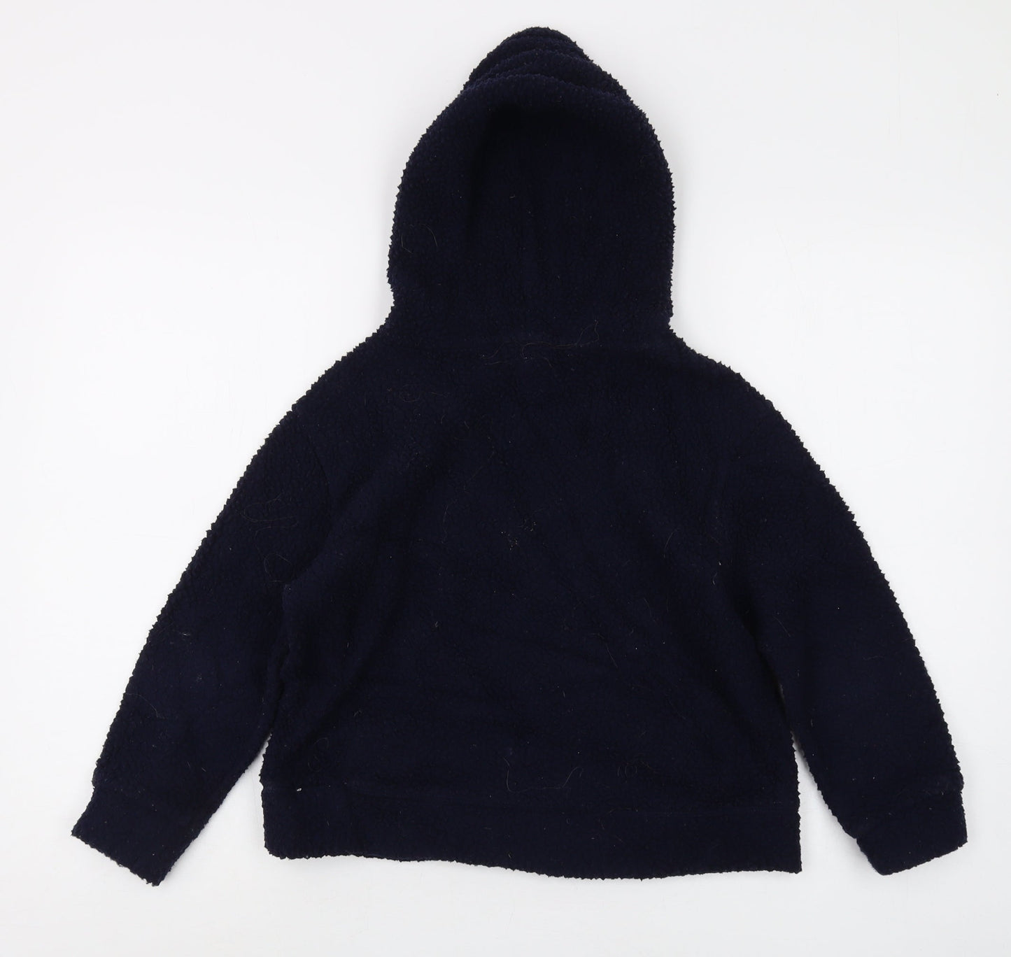 Gap Kids Blue Fleece Hoodie Pullover Boys 8 Years