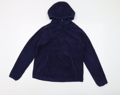 Womens UK Size 10 Mountain Warehouse Blue Pullover Hoodie
