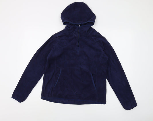 Womens UK Size 10 Mountain Warehouse Blue Pullover Hoodie