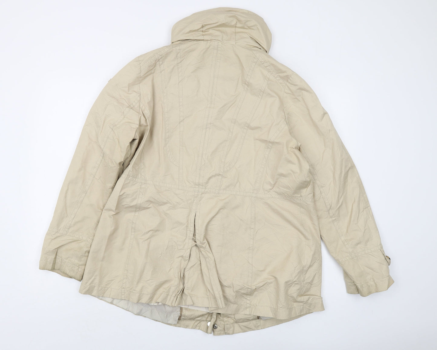 Womens UK Size 16 Fuchs Schmitt Beige Overcoat