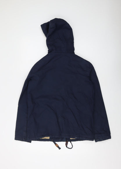 Womens UK Size 8 Jack Wills Blue Parka Coat