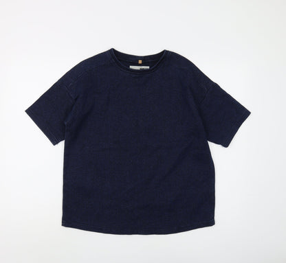 Womens UK Size 6 Topshop Blue  T-Shirt