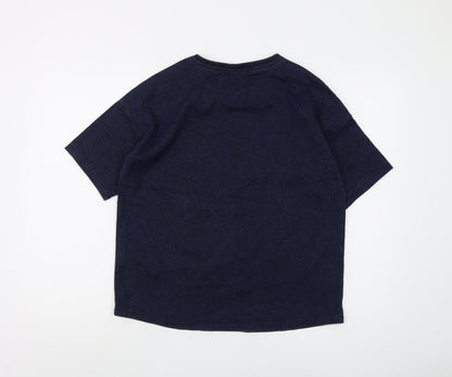 Womens UK Size 6 Topshop Blue  T-Shirt