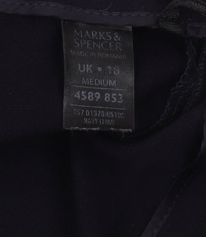 Womens UK Size 18 Marks and Spencer   Black Trousers