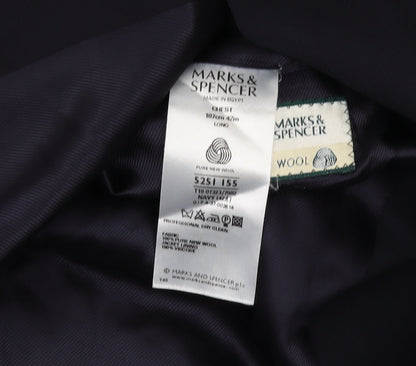 Mens UK Size 42 Marks and Spencer Regular Black Suit Jacket
