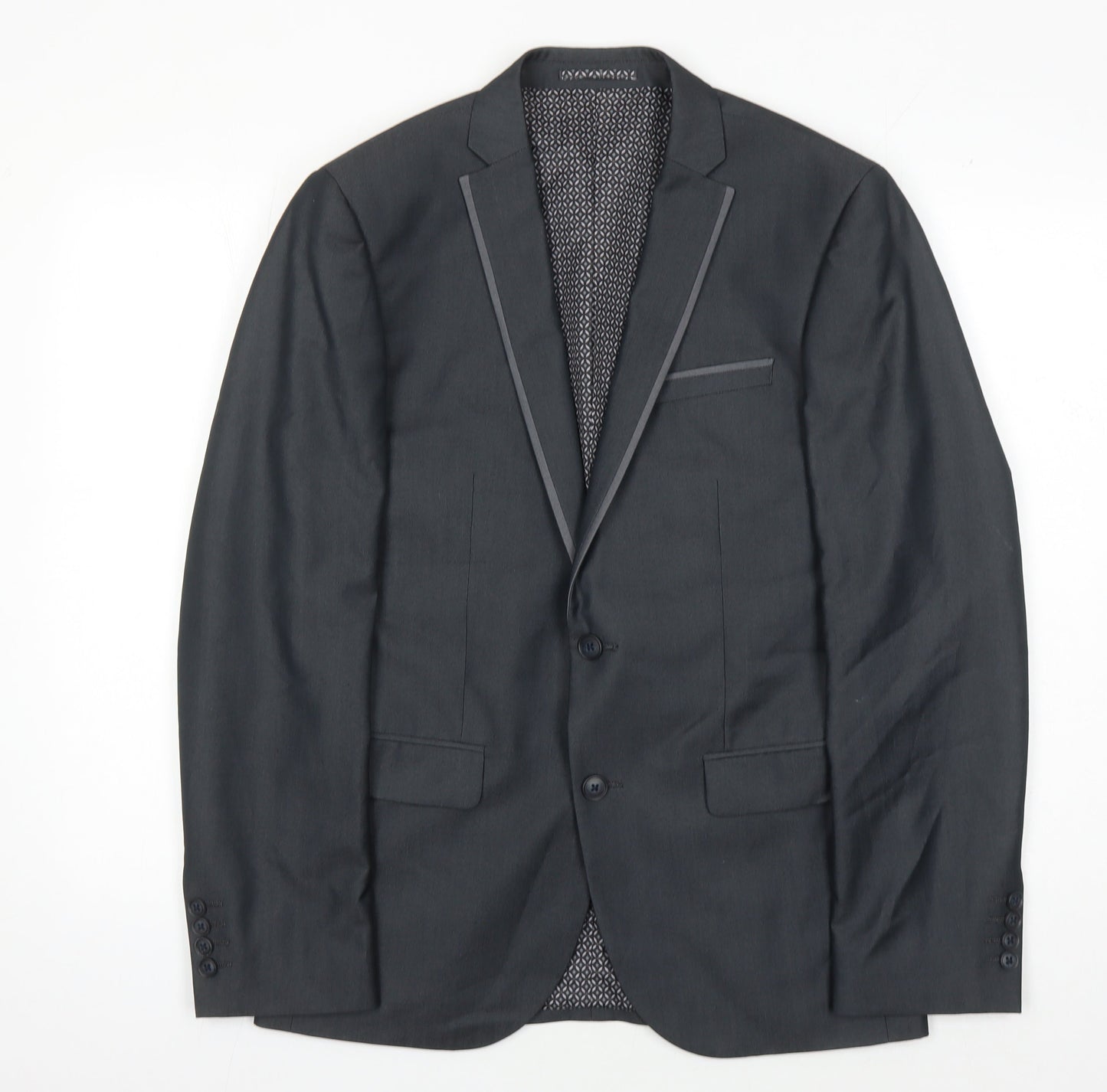 Mens UK Size 38 NEXT Regular Black Suit Jacket