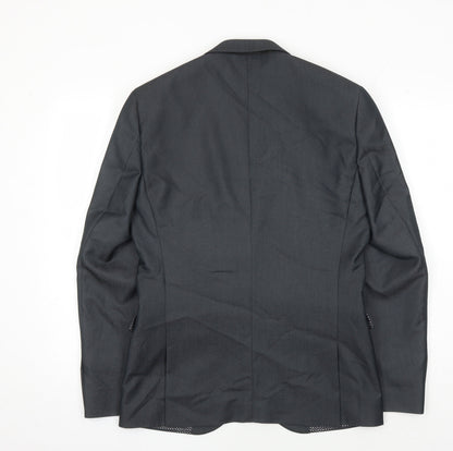 Mens UK Size 38 NEXT Regular Black Suit Jacket