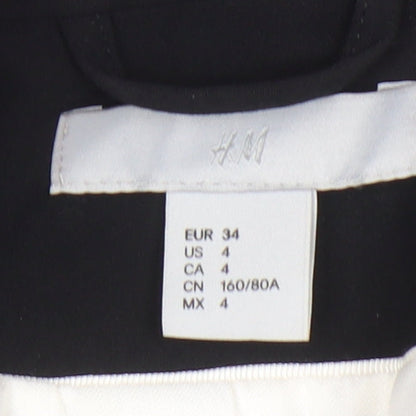 H&M Women's Black Suit Jacket, Size 6, Lined