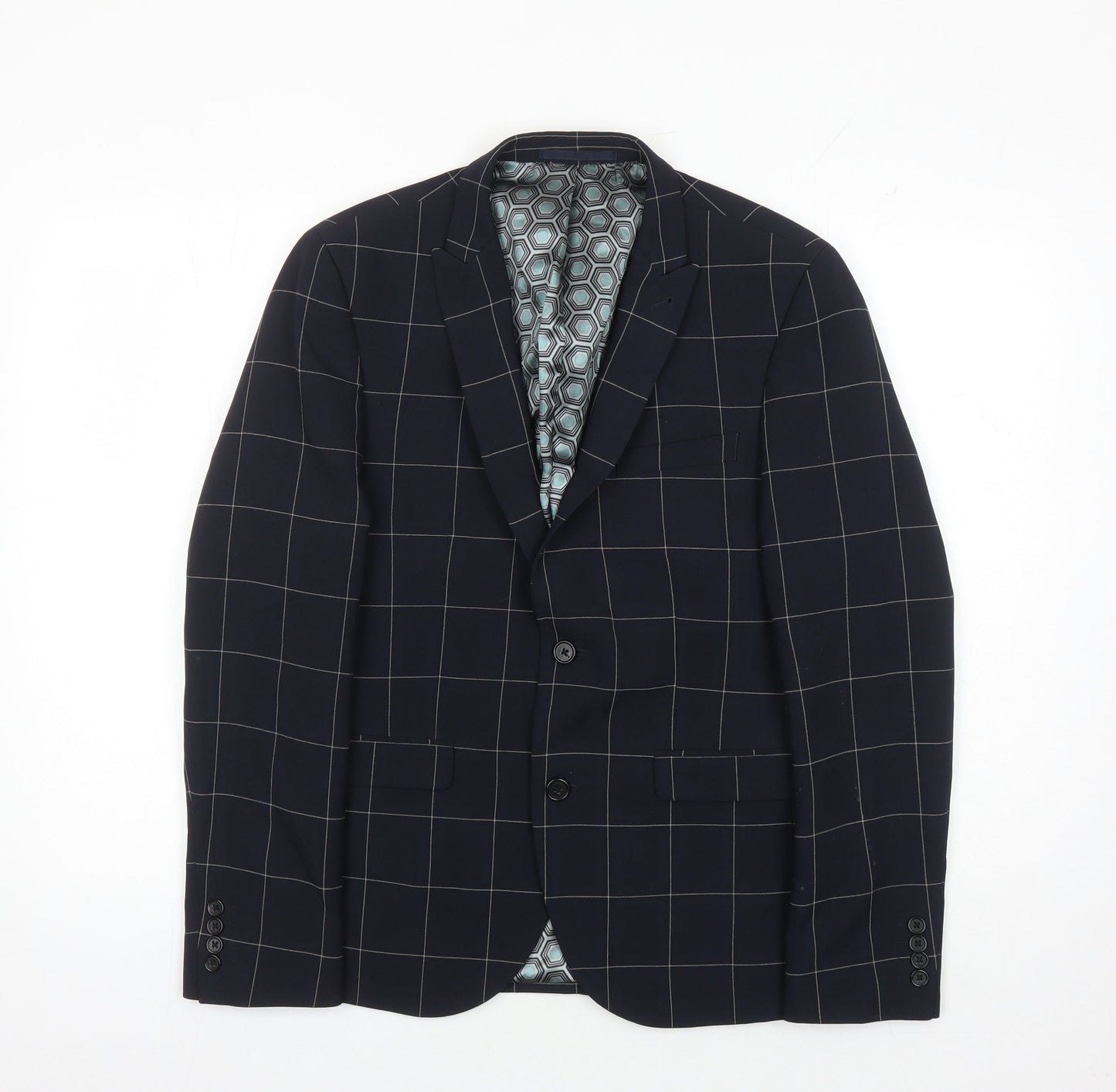 Mens UK Size 38 NEXT Regular Blue Suit Jacket
