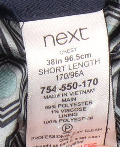 Mens UK Size 38 NEXT Regular Blue Suit Jacket