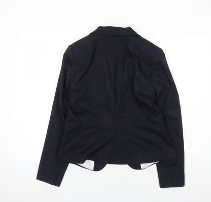 H&M Women's Black Suit Jacket, Size 12, Classic Blazer