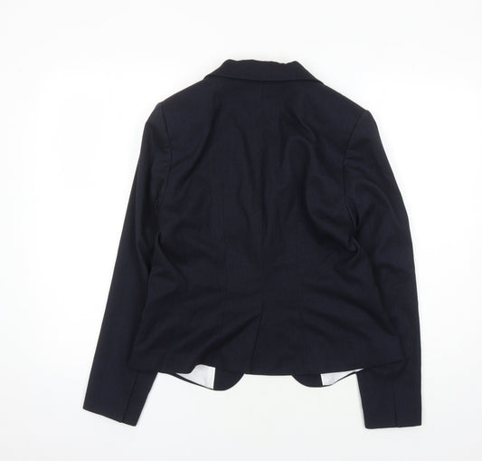 H&M Women's Black Suit Jacket, Size 12, Classic Blazer