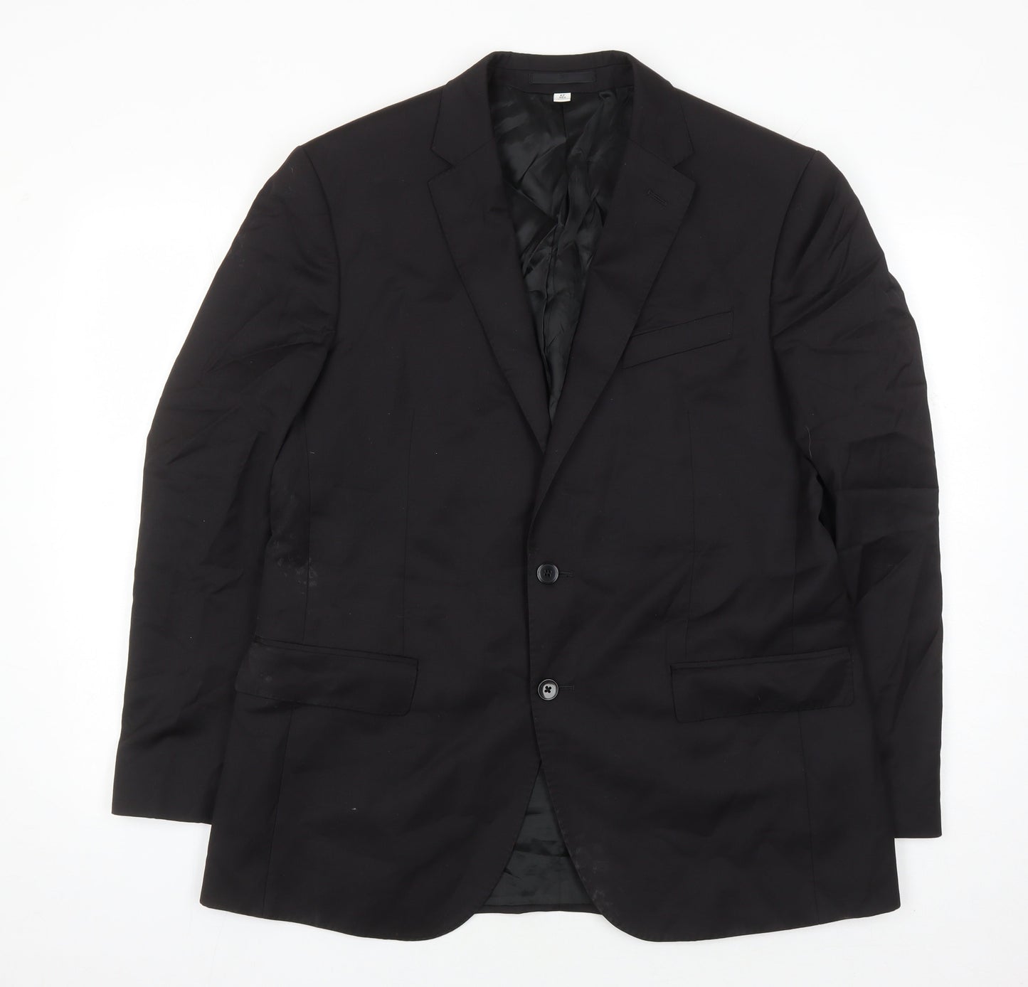 Mens UK Size 42 Marks and Spencer Regular Black Suit Jacket