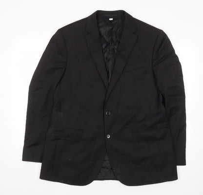 Mens UK Size 42 Marks and Spencer Regular Black Suit Jacket