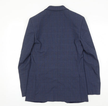 Mens UK Size 36 Marks and Spencer Regular Blue Suit Jacket