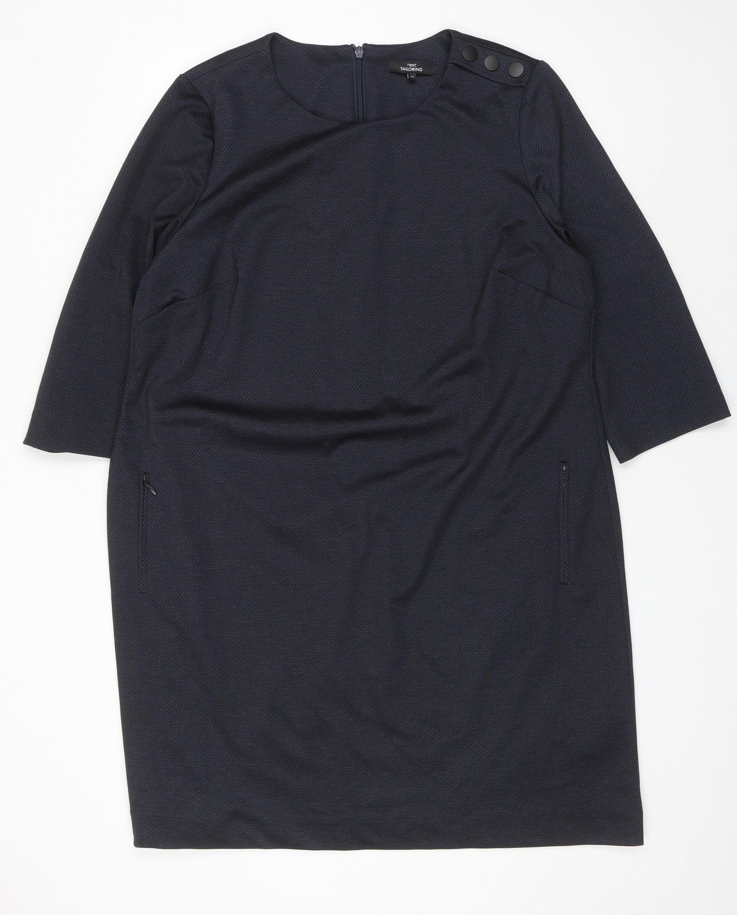 Next Womens Black Sheath Dress Size 20 - Workwear Chic