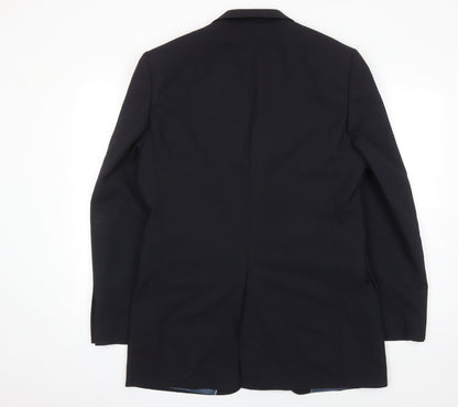 Mens UK Size 40 Marks and Spencer Regular Blue Suit Jacket