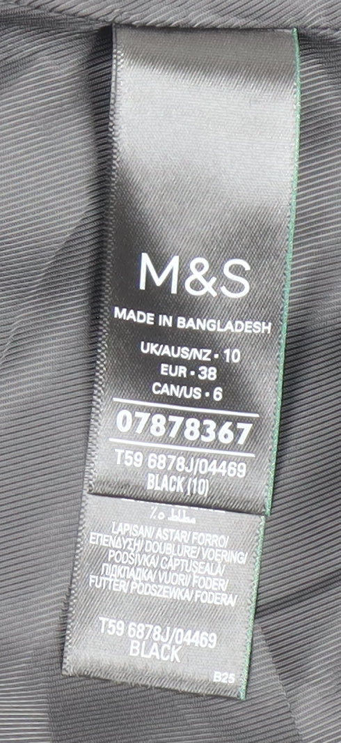 Marks and Spencer Women's Black Blazer Jacket Size 10