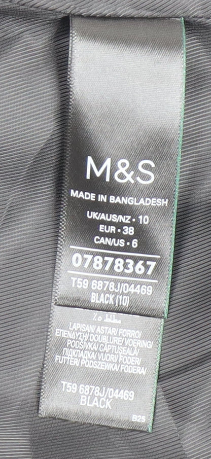Marks and Spencer Women's Black Blazer Jacket Size 10