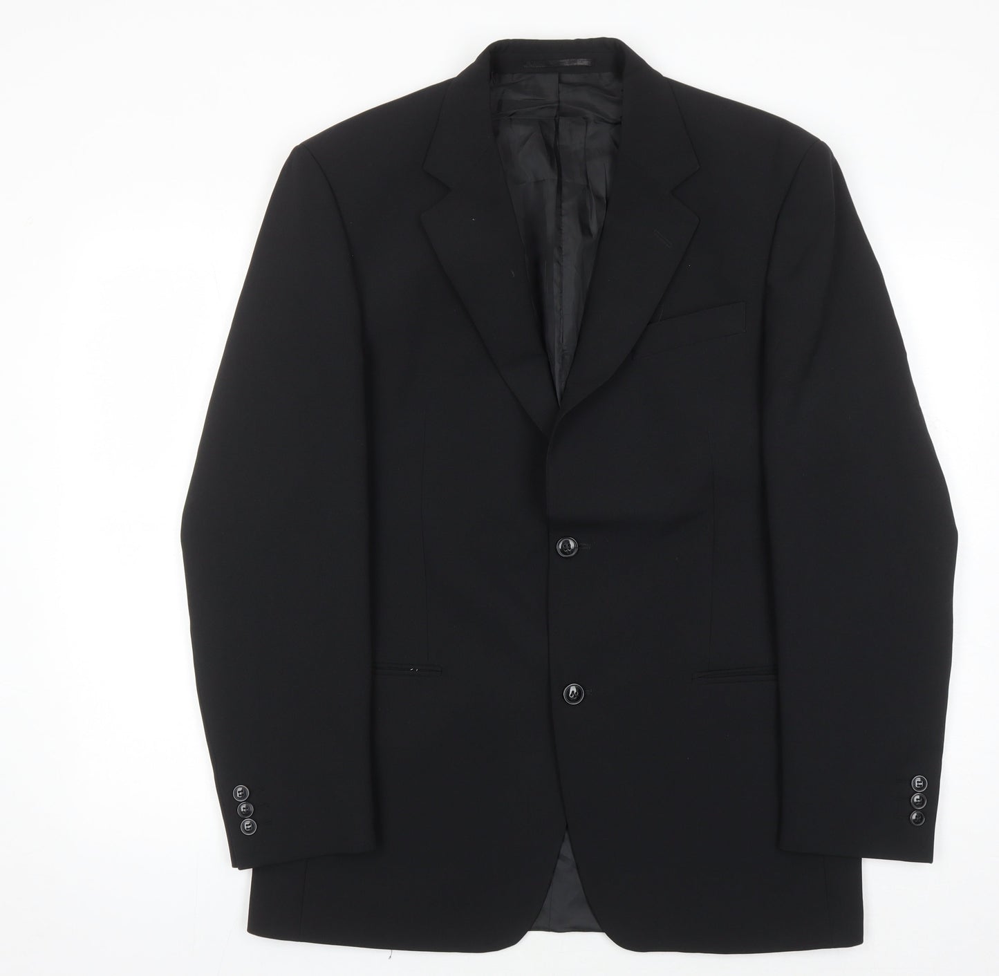 Mens UK Size 38 Farah Regular Black Suit Jacket