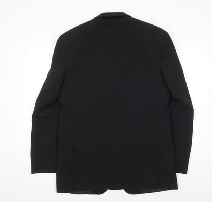 Mens UK Size 38 Farah Regular Black Suit Jacket