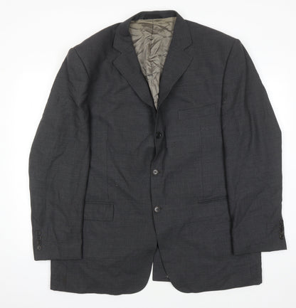 Mens UK Size 46 Marks and Spencer Regular Grey Suit Jacket