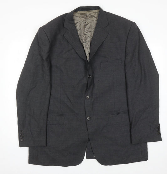 Mens UK Size 46 Marks and Spencer Regular Grey Suit Jacket