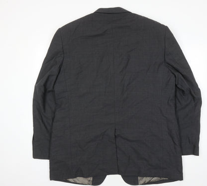 Mens UK Size 46 Marks and Spencer Regular Grey Suit Jacket