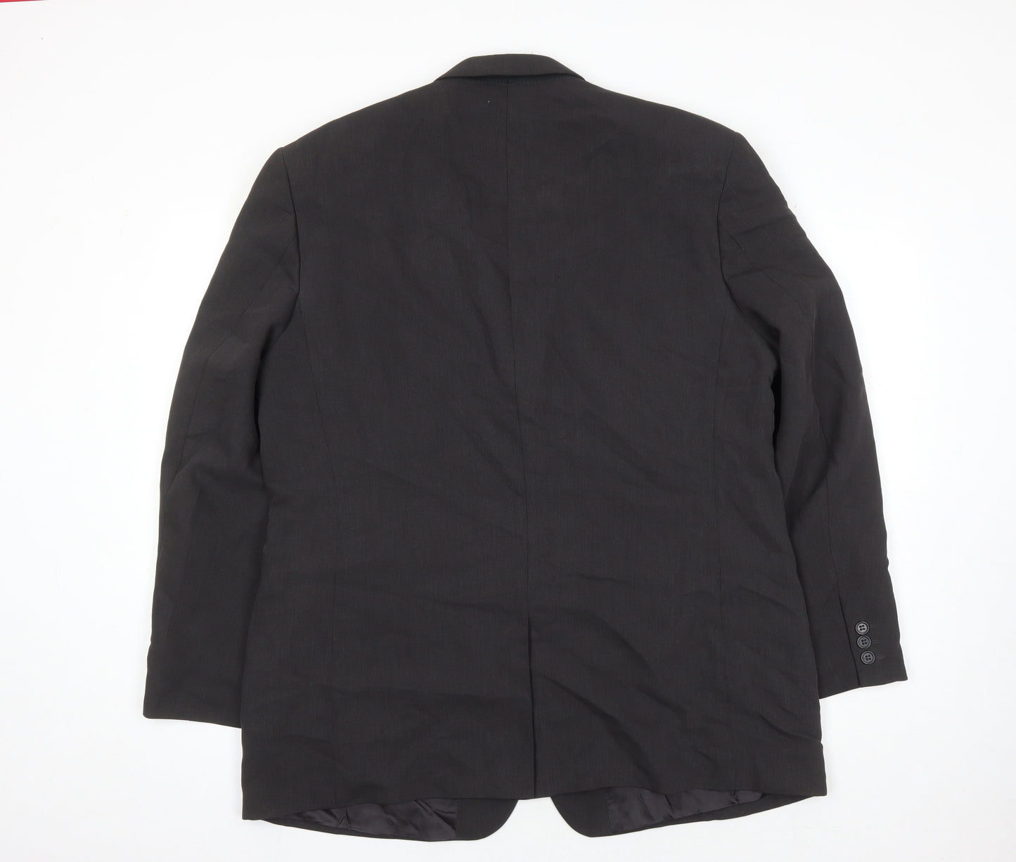 Mens UK Size 46 Jonathan Adams Regular Black Suit Jacket