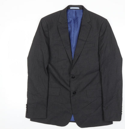 Mens UK Size 40 Marks and Spencer Regular Grey Suit Jacket
