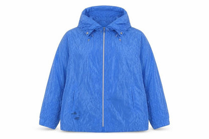 Lakeland Women's Blue Jacket Size 16 Mid-Length Hooded