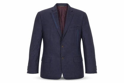 San Carlo Men's Blue Wool Blazer Size 42R